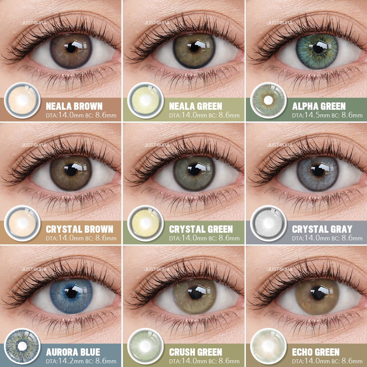 Color Contact Lenses Collection