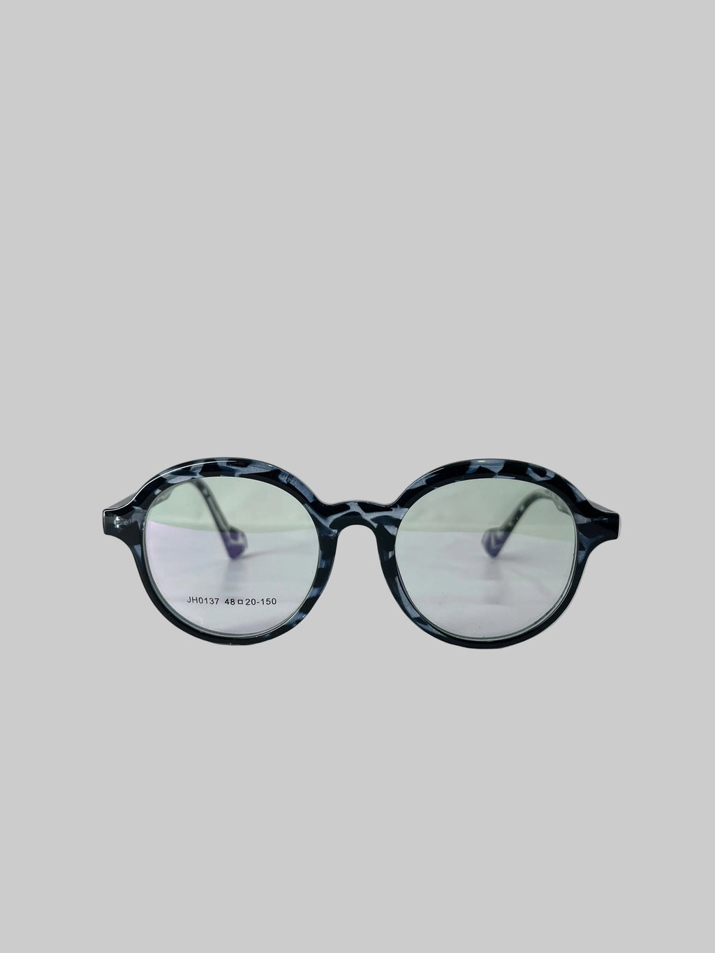 Midnight Granite Round Glasses