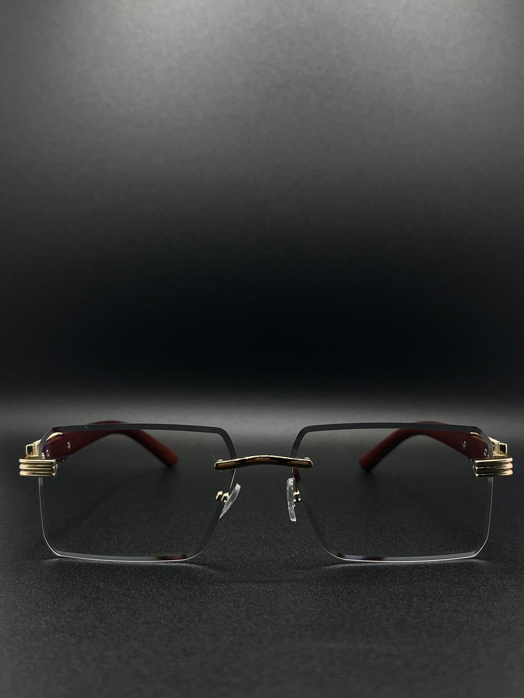 Gold Accents and Rosewood 5 in one Glasses