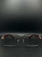Gold Accents and Rosewood 5 in one Glasses
