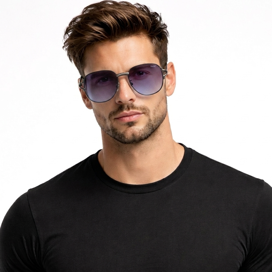 Square Aviator sunglasses