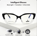 Cat Eye Bold Frame + Intelligent Glass